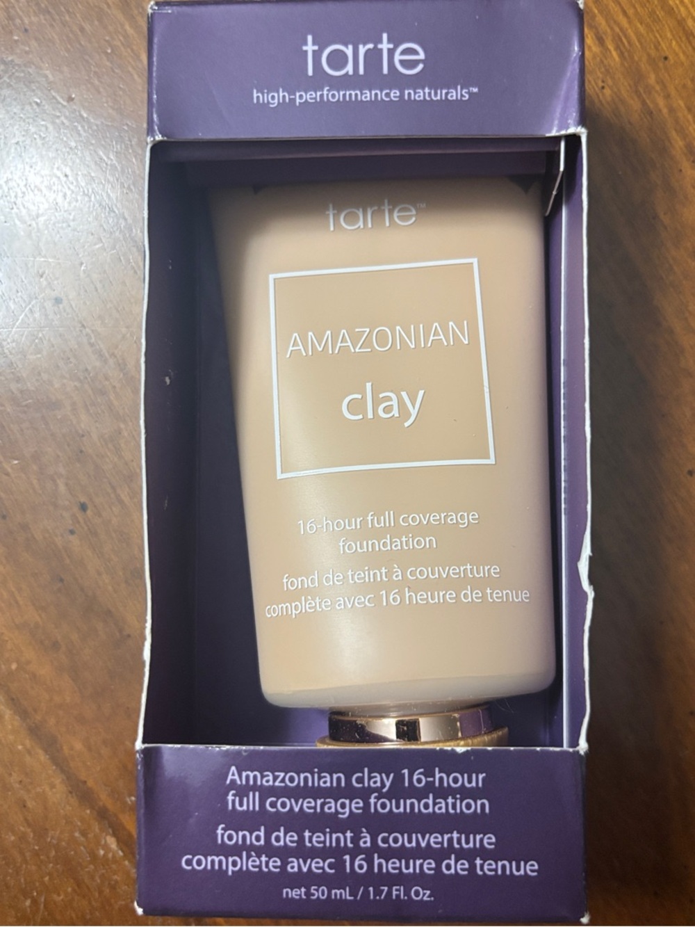 tarte Amazonian Clay Foundation - shade: medium sand #32S